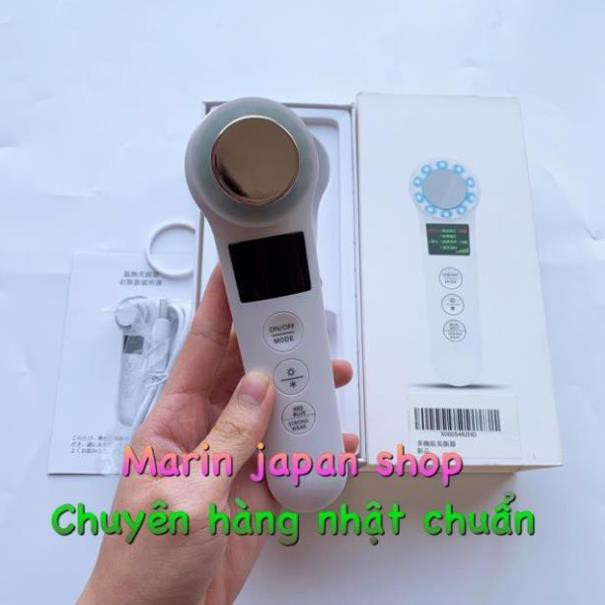 (Nội địa Nhật,7 tác dụng)Máy đẩy tinh chất ion giúp tẩy trang, cấp ẩm 7 tác dụng để chăm sóc da Nội địa Nhật Bản