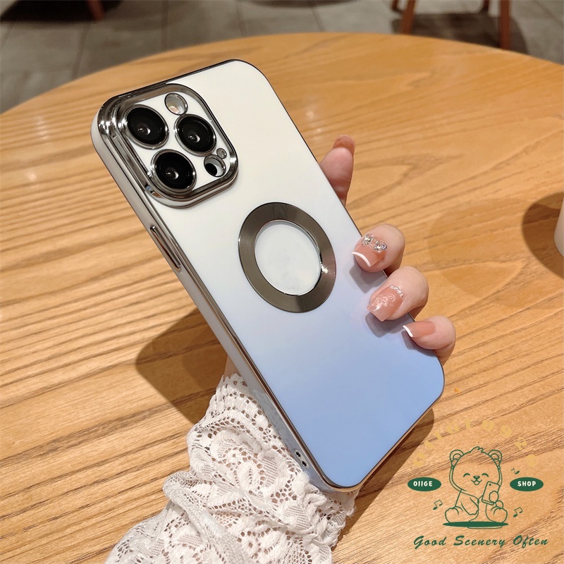 Ốp Điện Thoại TPU Màu Trơn Họa Tiết CD Mạ Điện Cho Iphone 13 12 11 Pro Max
