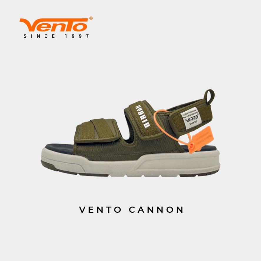 Giày Sandals VENTO SD-10035 CANNON màu Kaki Nam đi học/đi làm.