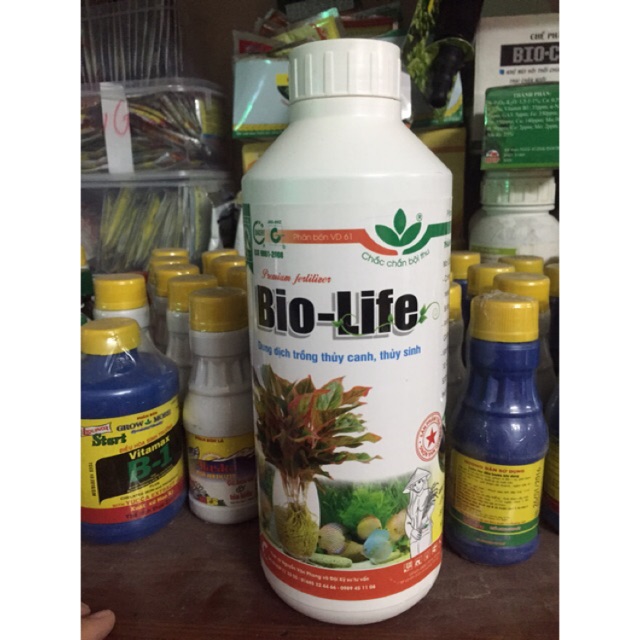 {Sieu VIP} sản phẩm Dung dịch thuỷ canh Bio-life 1 lít, dinh dưỡng thủy sinh bảo đảm chất lượng tiêu chuẩn cho cây trồng
