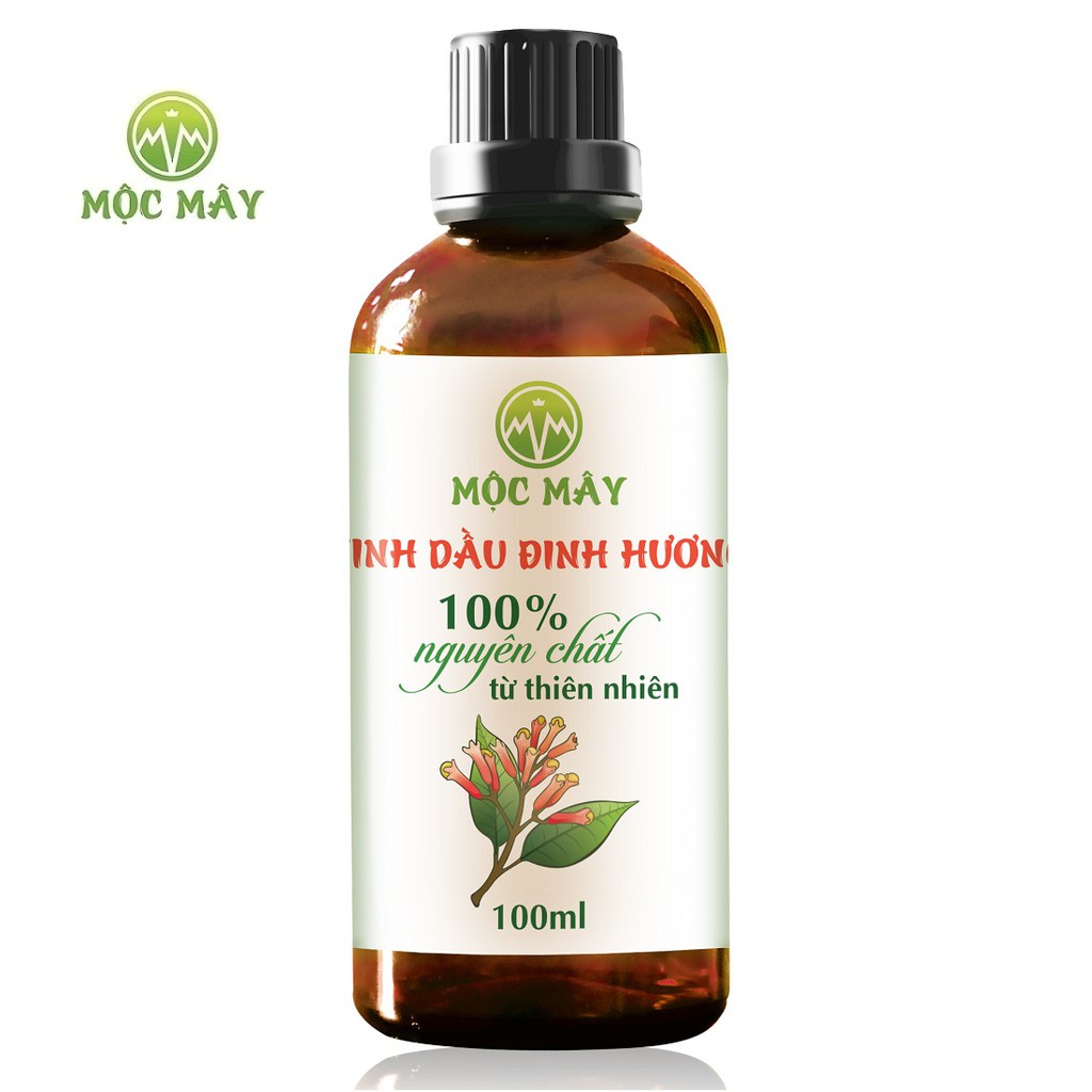 Tinh dầu đinh hương Mộc Mây nguyên chất cao cấp 100ml