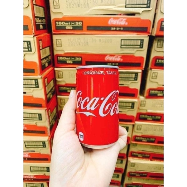 Coca mini Nhật Bản thùng 30 lon date 2024