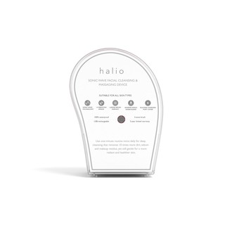 Máy rửa mặt và massage mặt Halio Sonic - Xám