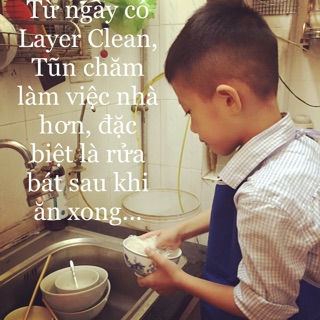 Combo NRB bát hữu cơ Layer Clean (chai 800ml)