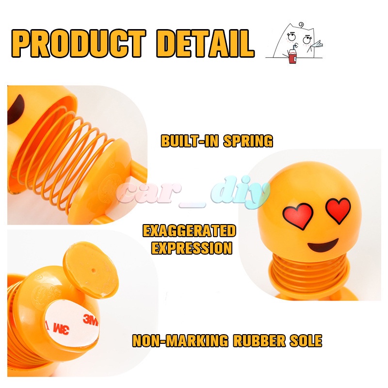 Mô Hình Búp Bê Lắc Đầu Ngộ Nghĩnh Trang Trí Nội Thất Xe Hơi