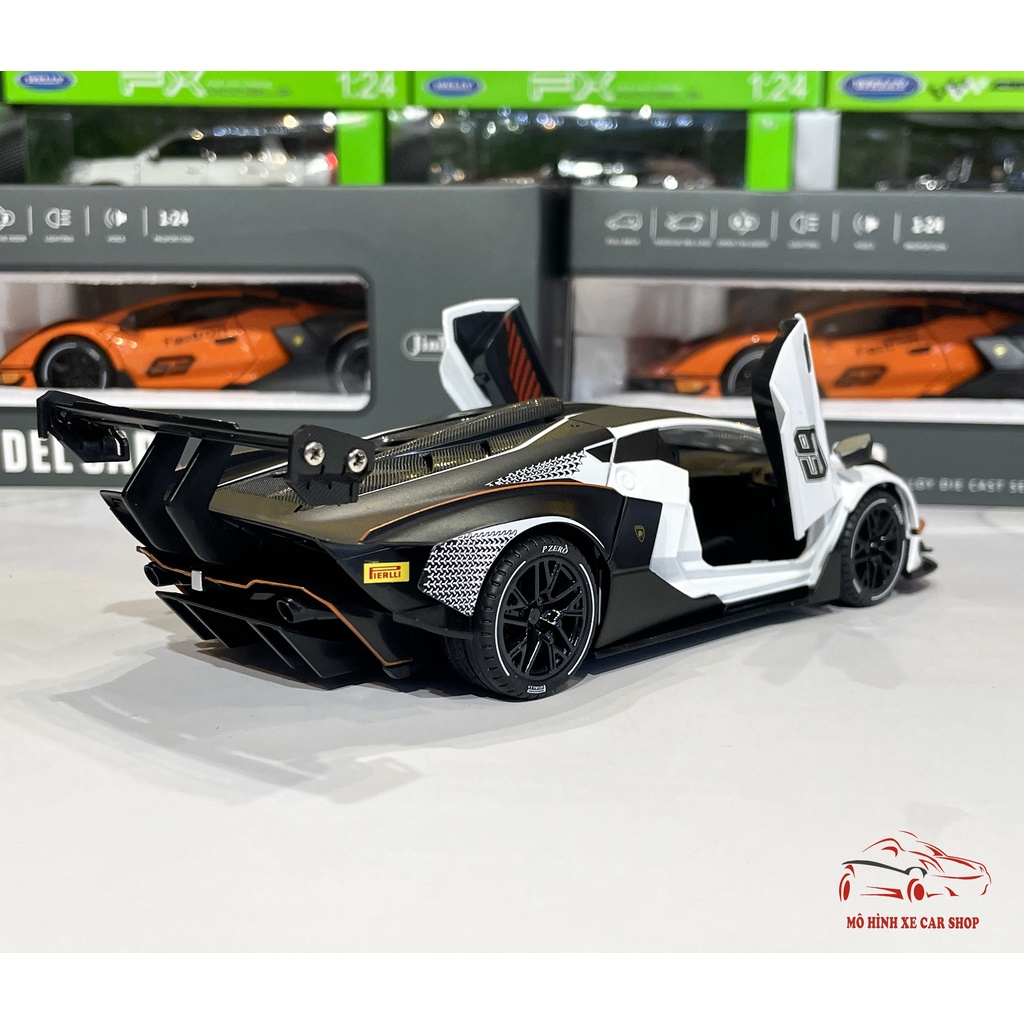Mô hình xe hợp kim Lamborghini Essenza SCV12 tỉ lệ 1:24 hãng JINLIFANG 2 màu