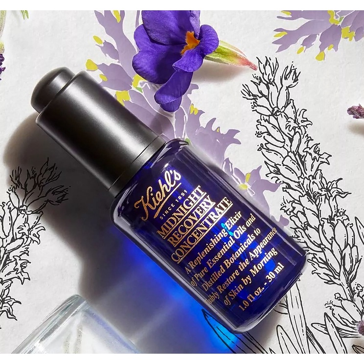 [ Sample 2ml ] Serum dưỡng da ban đêm Kiehls | Tinh chất phục hồi da Kiehl.s Midnight Recovery Concentrate
