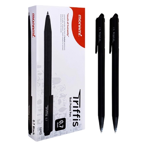Bút Bi Dầu Hải Hà MONAMI Triffis Đầu Ngòi 0.7mm, Nét Mực Đậm Và Đều Màu 122176525914