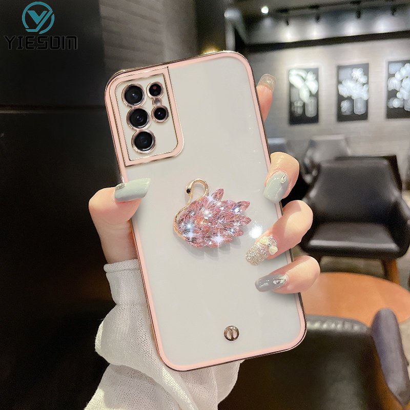Ốp Điện Thoại Silicon Mềm Trong Suốt Phối Kim Tuyến Sang Trọng Cho Samsung Galaxy A33 A53 A52S A73 5G A72 A52 A32 A22 A12 A13 4G