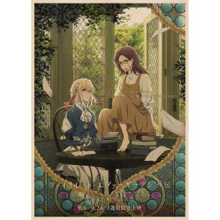 Poster Phim Anime the Legend of the Violet Eternal Garden Trang Trí Tường