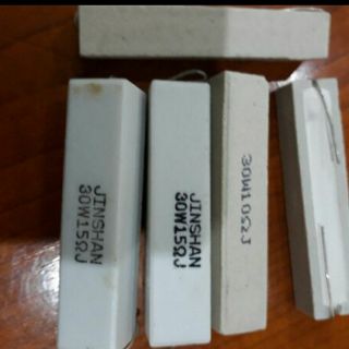 5 con trở sứ 15 ôm 30w chân nhỏ