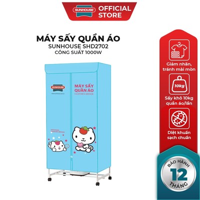 Máy sấy quần áo SUNHOUSE SHD2702