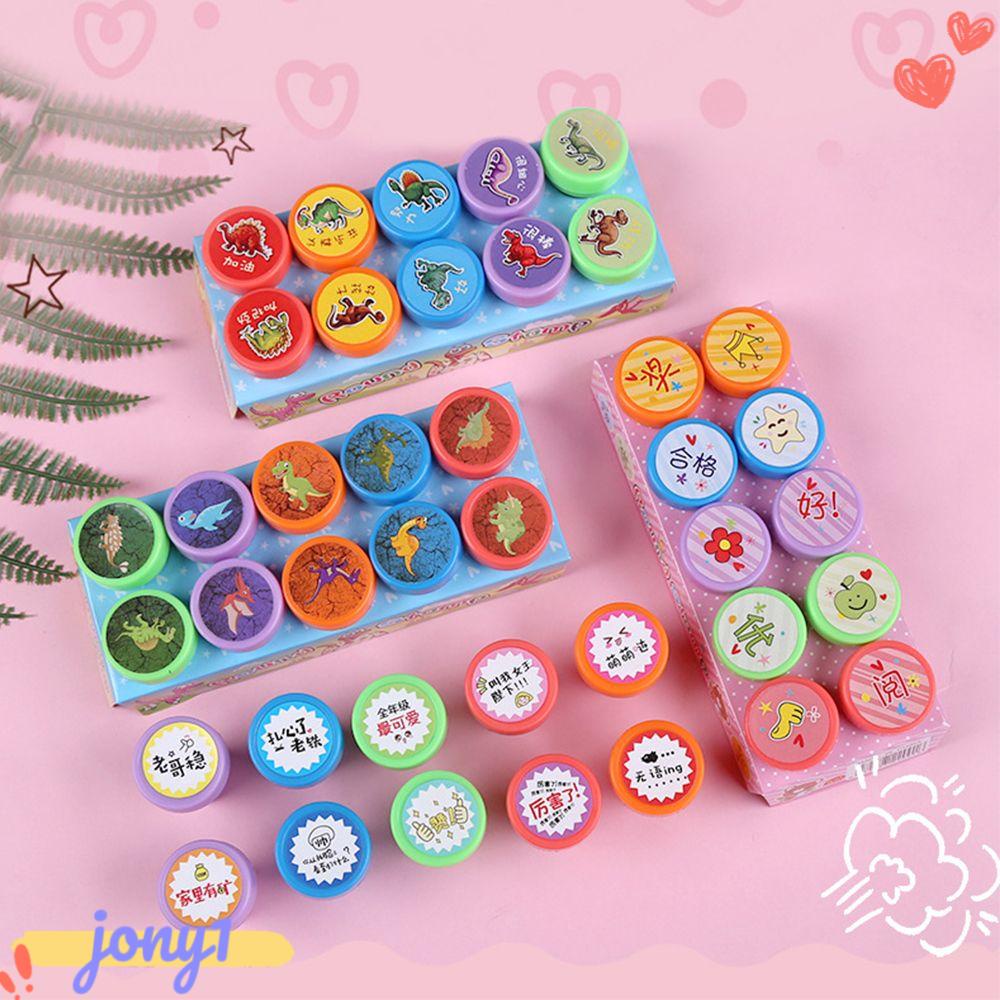 Bộ 10 Con Dấu Hình Động Vật Cho Bé