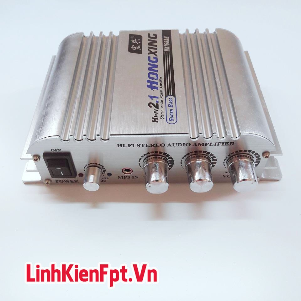 Âm Ly  Mini XH-168 Super BASS 300W - Độ Loa Xe Hơi
