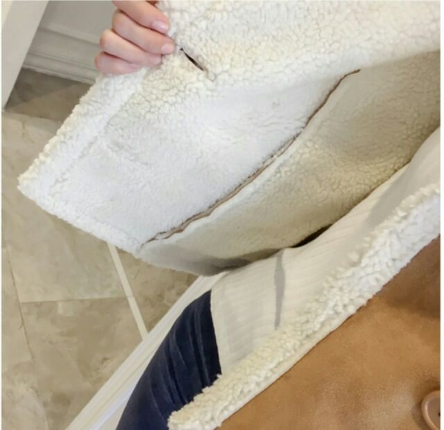 Áo khoác da lộn siêu xinh