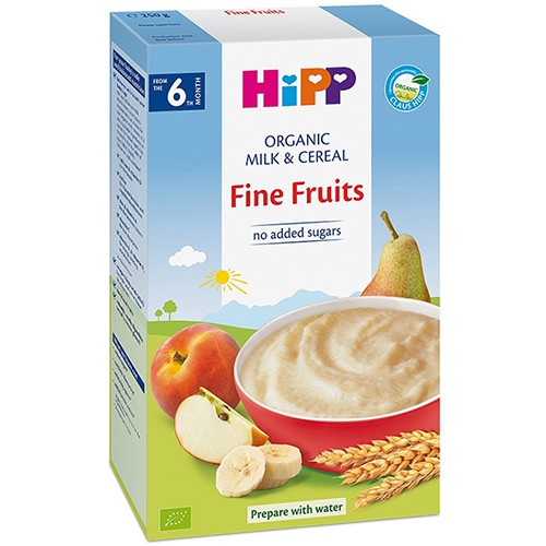 [Mã FMCGMALL - 8% đơn 250K] Bột dinh dưỡng Hipp hoa quả tổng hợp (250g)