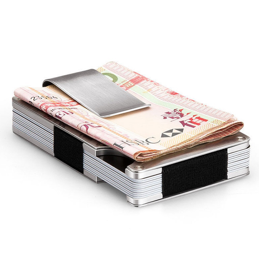 Stylish Mens Wallet Metal Money Clip Steel Money Clip