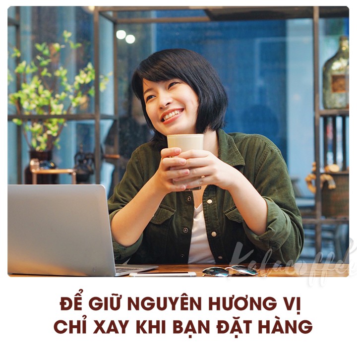 [GIÁ DÙNG THỬ 5 LY] 100g Cà phê Culi Thượng Hạng rang xay nguyên chất 100% KALACOFFEE (Gu Đậm, mạnh, hậu ngọt)