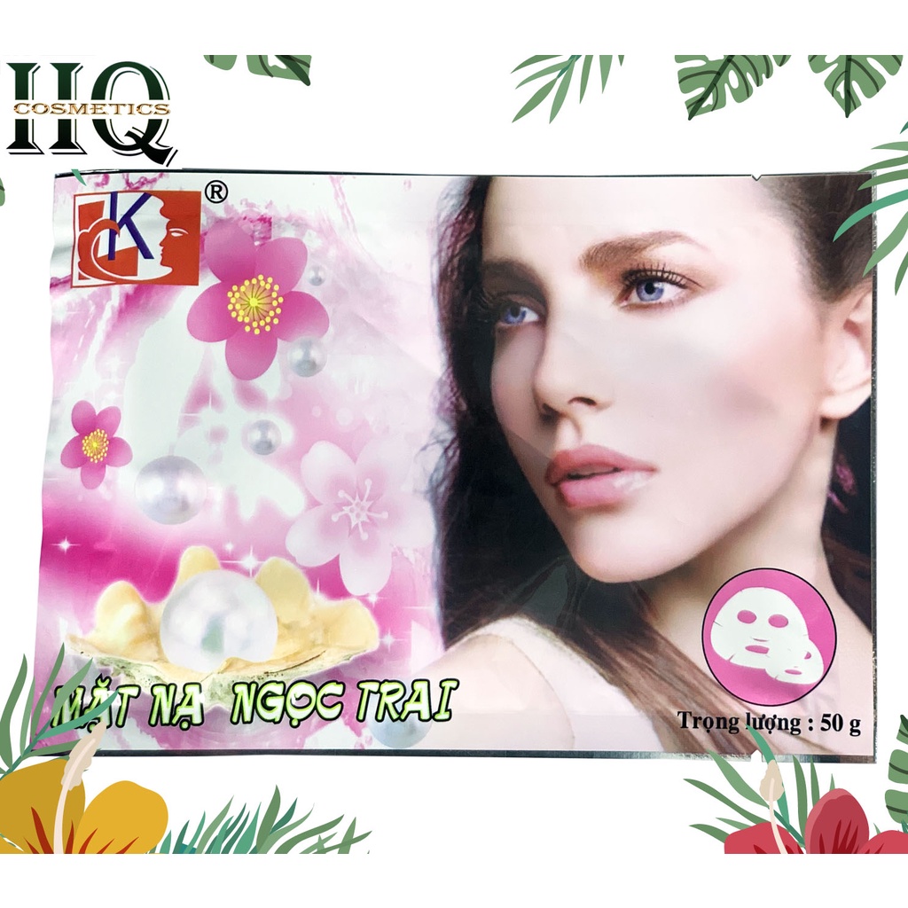 Đắp Mặt Nạ Dưỡng Trắng Da,Giảm Mụn LK 50g Có 7 Vị Lô Hội, Trái cây, Dâu tây, Dưa leo, Cà chua chanh, Ngọc Trai, Tam thất