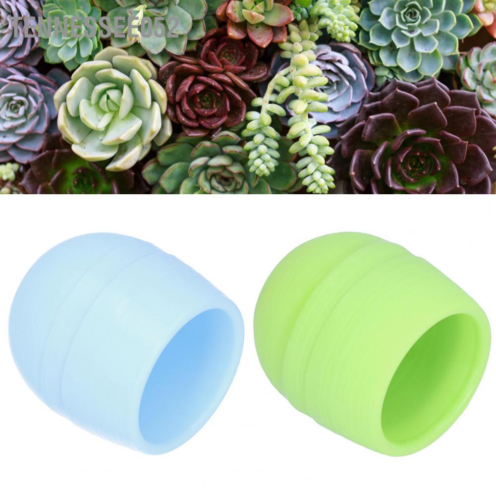 Tennessee052 Mini Round Plastic Plant Flower Pot Garden Home Office Decoration for Planting