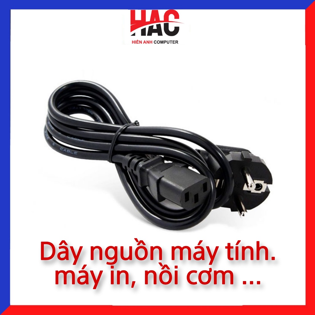 DÂY NGUỒN MÁY TÍNH PC, màn hình, máy in, nồi cơm điện, thiết bị điện tử