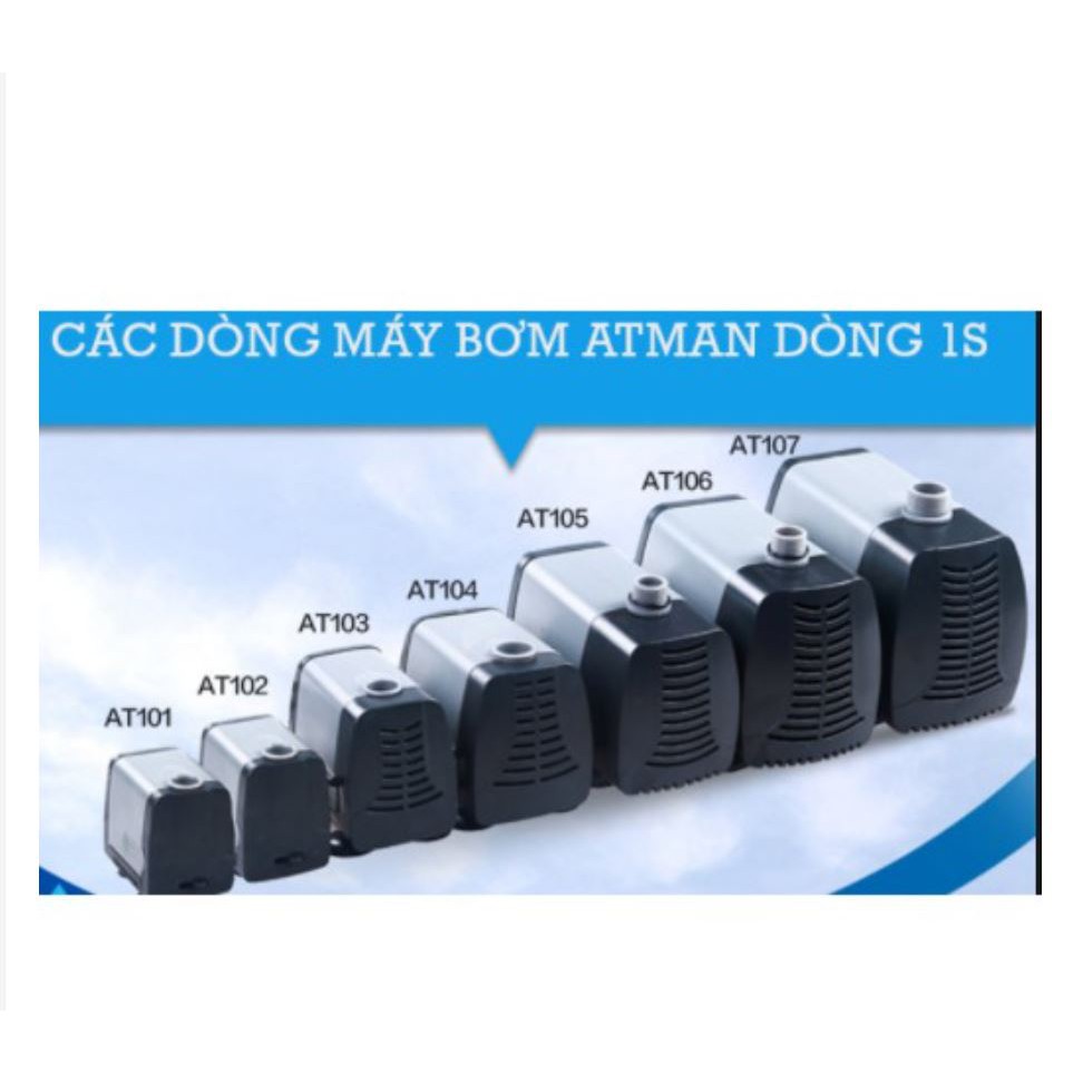 Máy bơm cao cấp tiết kiệm điện cho bể cá Atman series