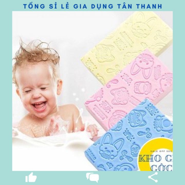 miếng kỳ ghét siêu sạch Hàn Quốc Mút tắm kỳ ghét tẩy tế bào chết [❌SIÊU SALE❌] Bông tắm bọt biển mềm mại cho bé