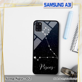 Ốp lưng kính 3D Samsung A31 cung hoàng đạo