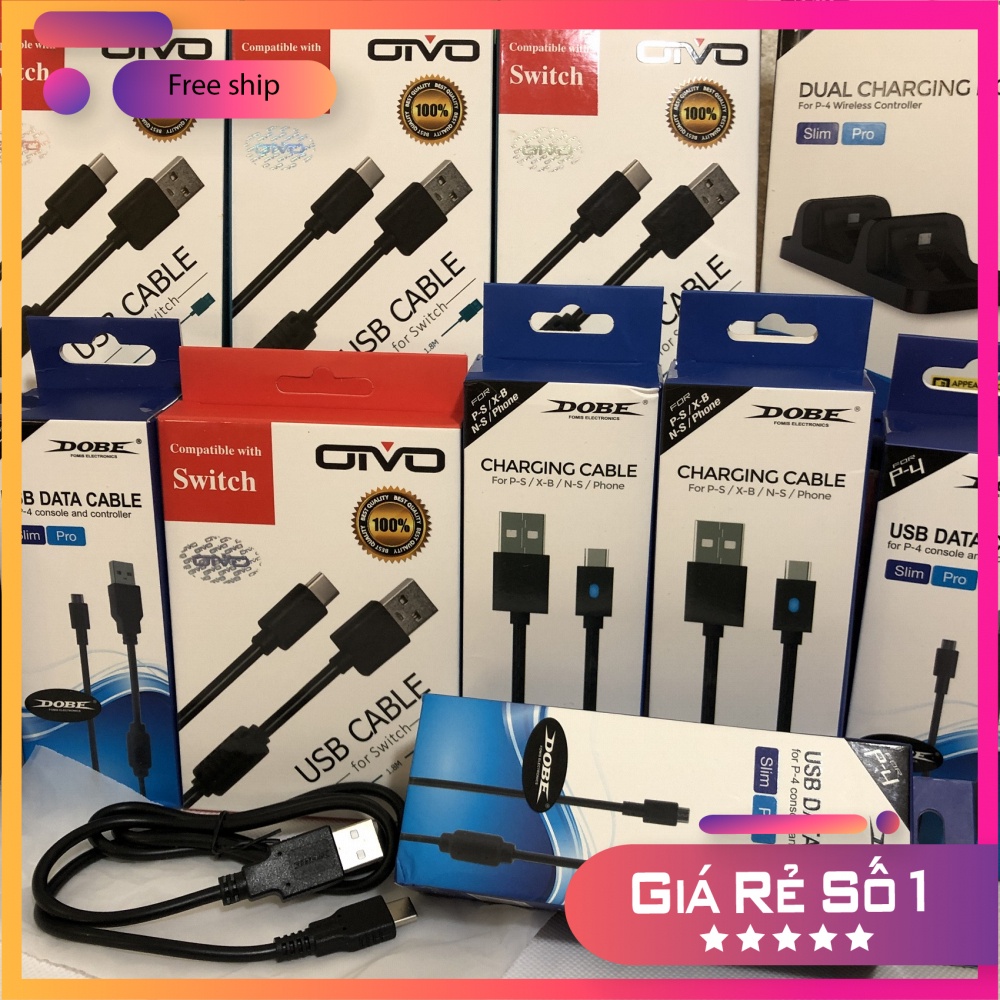 Dây sạc tay PS4,Ps5 Dual Sense USB Type-C 3M Sạc Dành Cho Tay PS5/XB Series X/Nintendo Switch/Phone