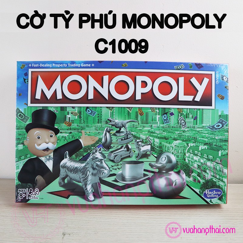 Bộ Trò Chơi Cờ Tỷ Phú Cơ Bản MONOPOLY C1009