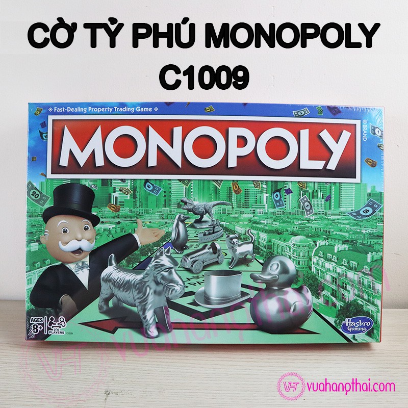 Bộ Trò Chơi Cờ Tỷ Phú Cơ Bản MONOPOLY C1009