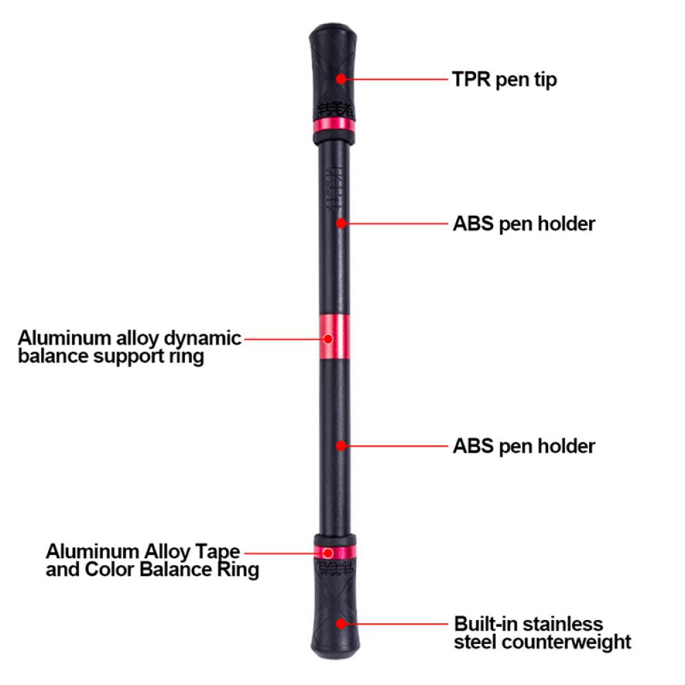 1 Cây Bút Xoay Màu Trắng Đen Giúp Giảm Căng Thẳng I6N2