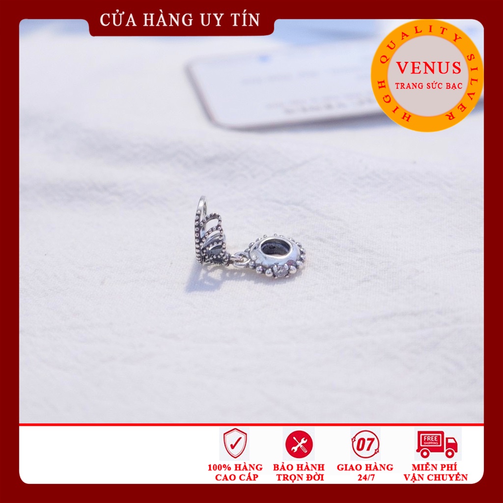 Charm treo mũ vương miện bạc 925- Mã sản phẩm VENUSVM