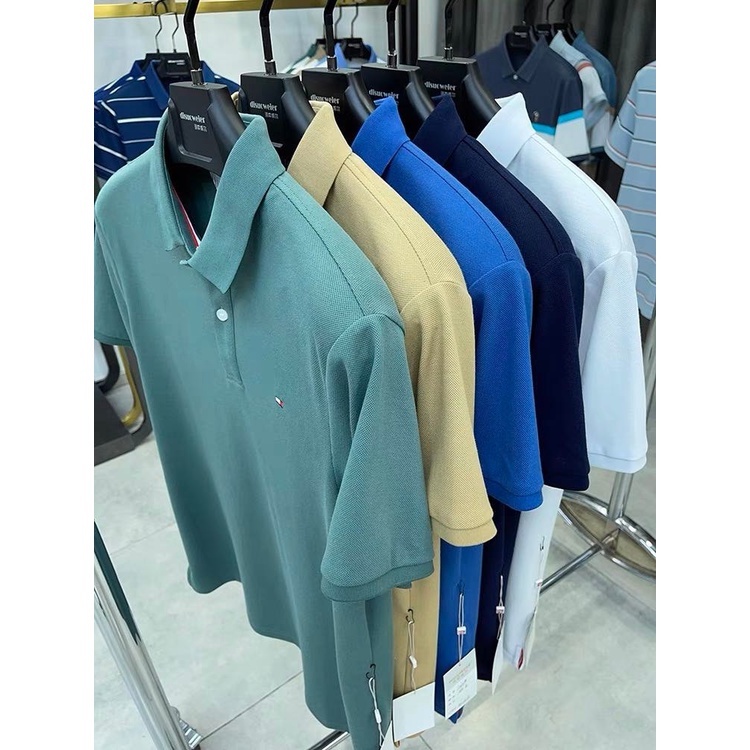 Áo polo nam tommy vải cotton 4 chiều dày dặn, co giãn