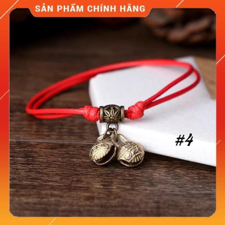 [Bản Mới Nhất] Lắc chân nữ chỉ đỏ cầu may mắn đính hạt phong cách Hàn Quốc 14 mẫu JL64