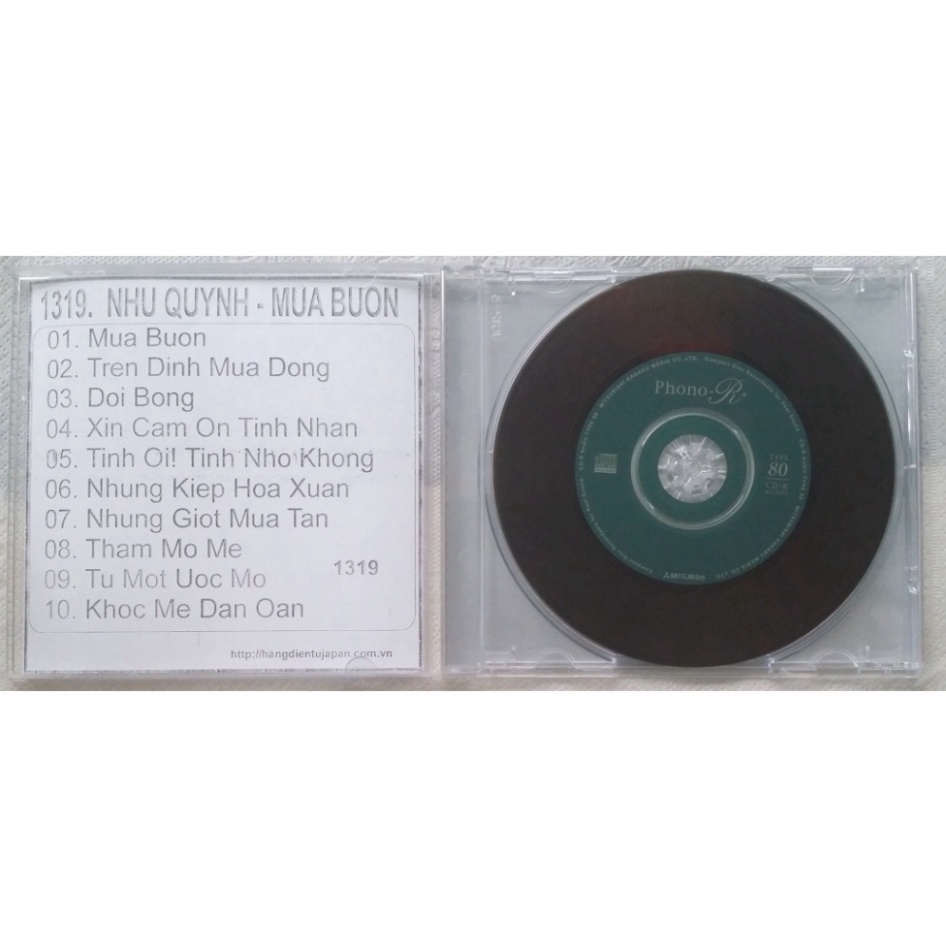 Bộ 5 CD ca sĩ Như Quỳnh ( 1120 - 1379 )