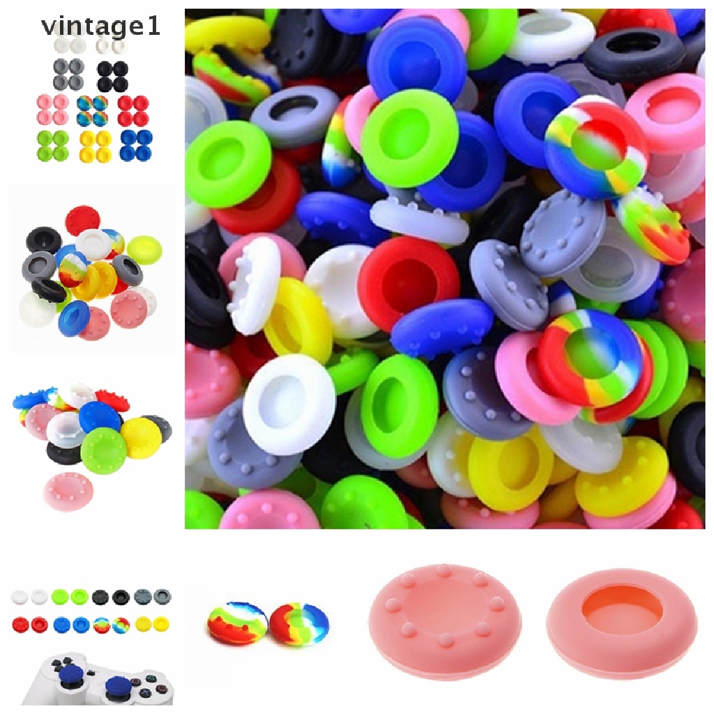 Set 10 NắP Silicone BảO Vệ NúT BấM Cho ĐiềU KhiểN Chơi Game PS3 PS4 Xbox One / 360