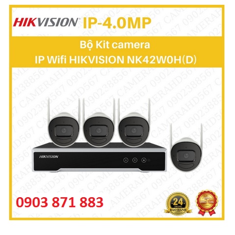 Bộ Kit camera Wifi HIKVISION NK42W0H và Bộ Kit Wifi HIKVISION NK44W0H - PHÂN PHỐI HIKVISION GIÁ SỈ TPHCM 2023