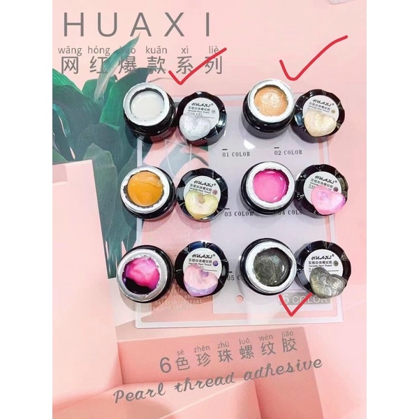 Hũ gel ánh trai 3d siêu hot làm móng