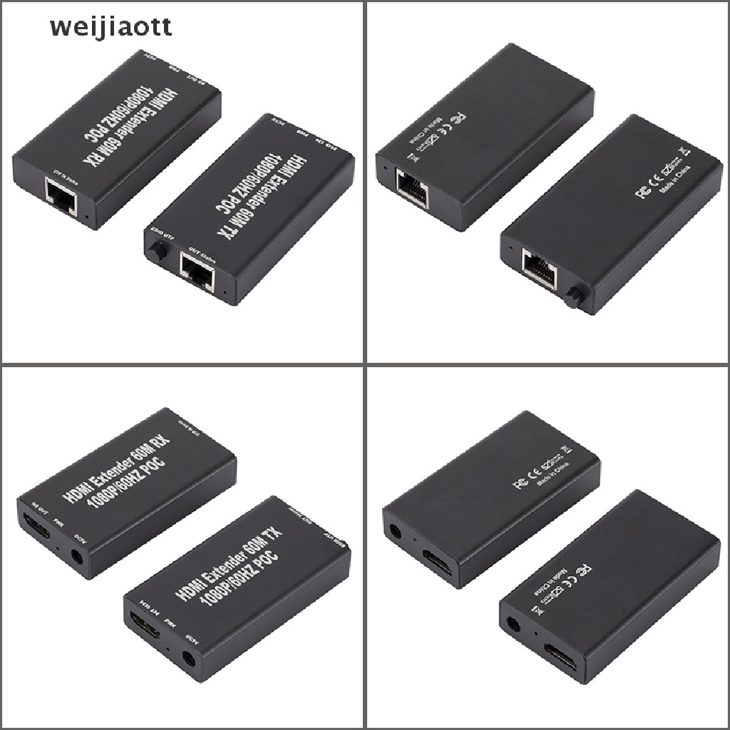 Bộ bắt sóng mở rộng tín hiệu mạng LAN HDMI sang RJ45 Cat5E/6 1080P HD WT