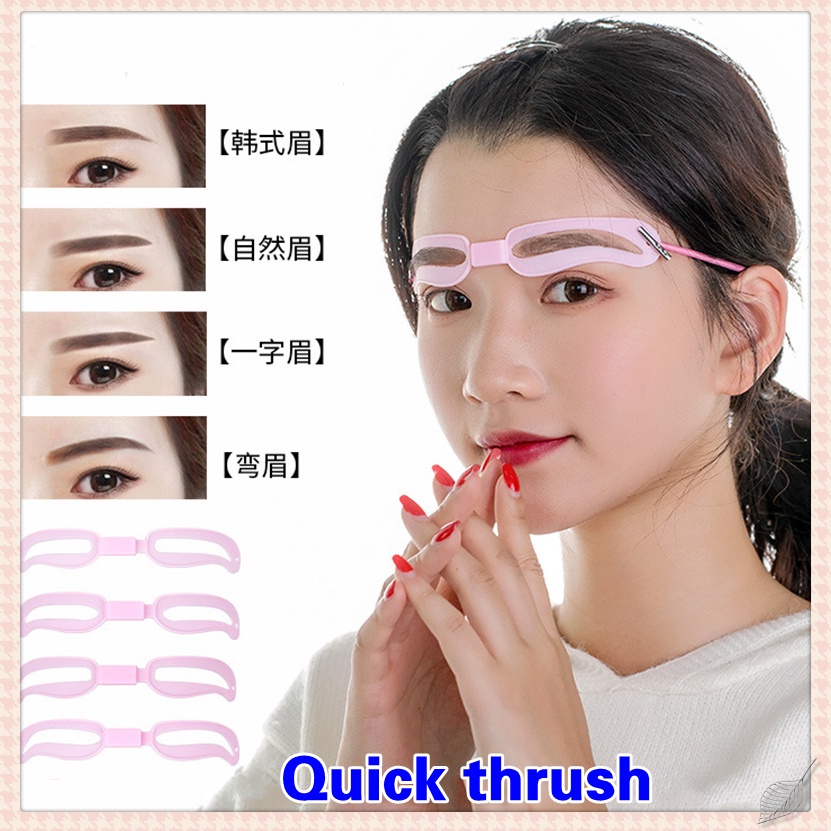 [Hàng mới về] Set 3/10 khuôn Kẻ Mày /Vẽ Lông Mày Cầm Tay miếng dán lông mày/Có Thể Tái Sử Dụng Cho Người Mới Bắt Đầu mới tập trang điểm