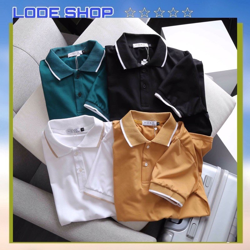 ÁO THUN POLO TRƠN THUN COTTON HÀNG ĐẸP
