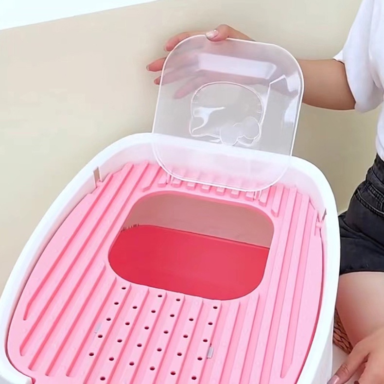 Nhà vệ sinh cho mèo zise lớn, nhà cát mèo nhiều cỡ có kèm xẻng Lapeta