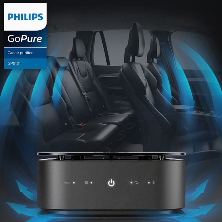Máy lọc không khí, khử mùi trên xe ô tô cao cấp Philips GP9101 - Công suất: 3.5W -BH 24 Tháng- Khohangcap1_ad