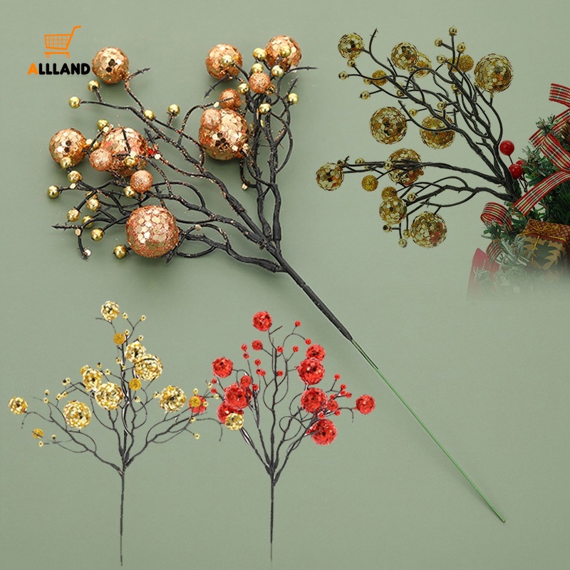 Trái berry giả trang trí cây thông giáng sinh