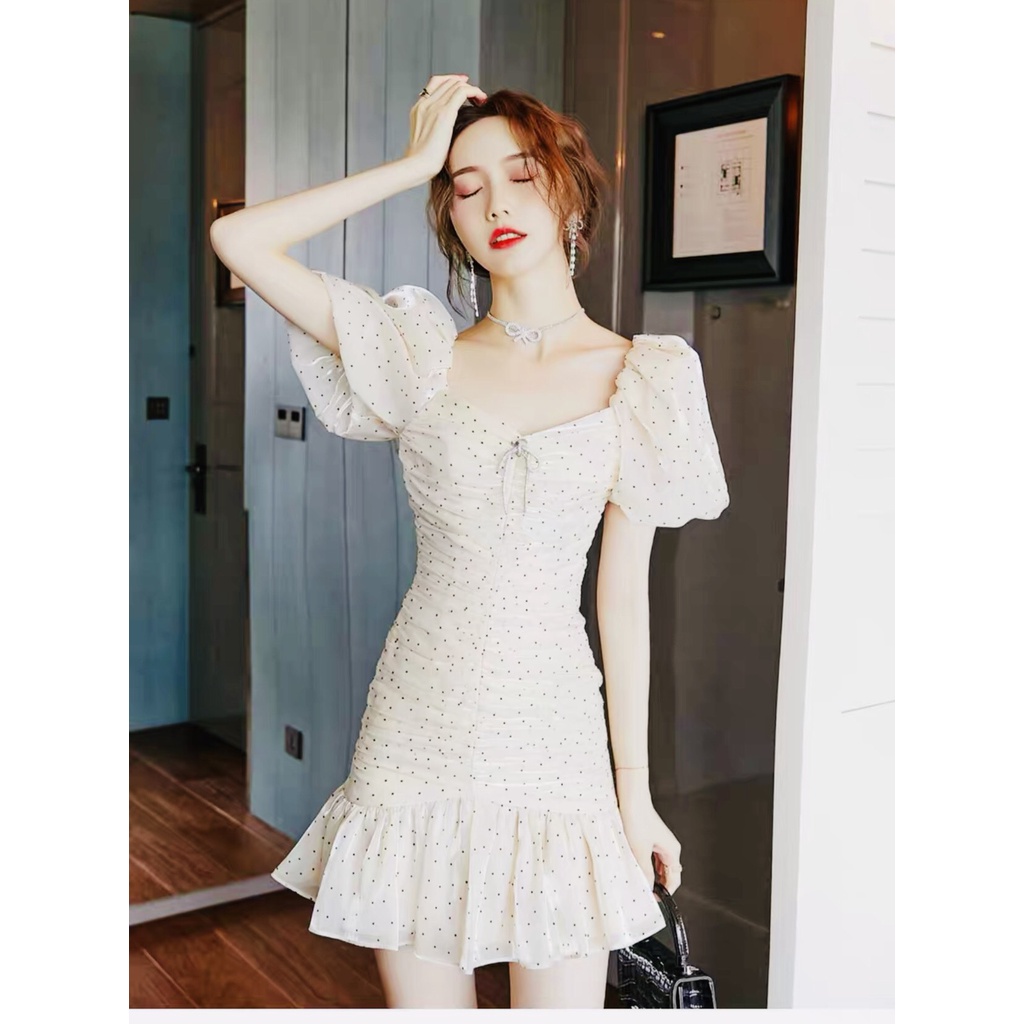 Đầm D.O.R.I.S Chấm Bi - Hàng chuẩn xuất 100%