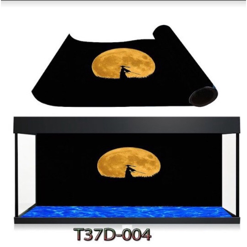 Tranh 3D trang trí hồ cá thuỷ sinh, bán cạn - chủ đề Huyền Bí