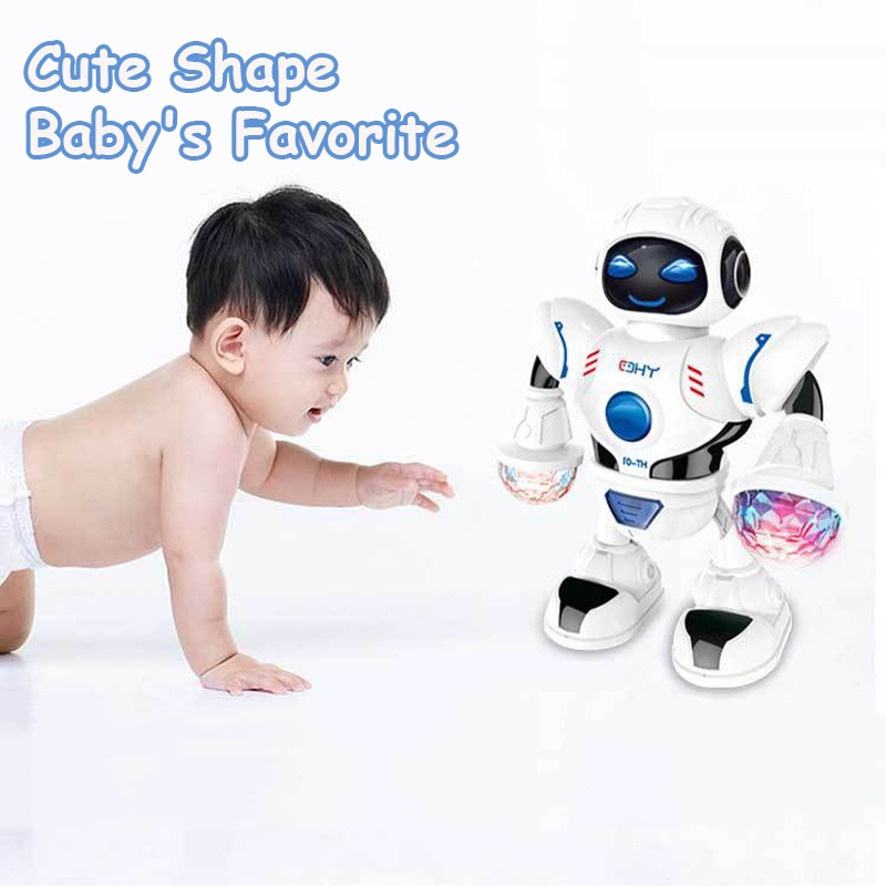 BP MART Đồ Chơi Robot Nhảy Múa Có Đèn Và Nhạc Thông Minh Cho Trẻ Em