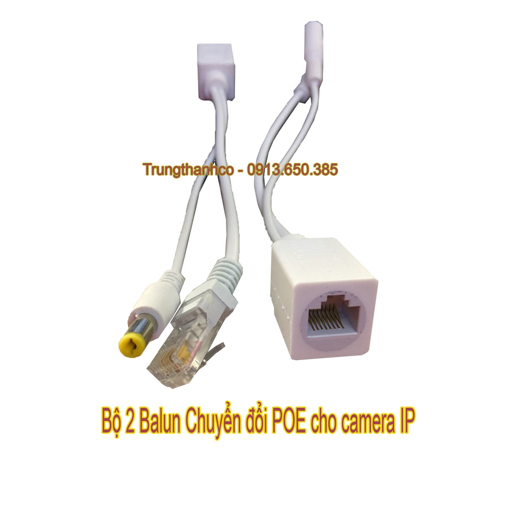 Bộ 2 Balun Chuyển Đổi POE Cho Camera IP