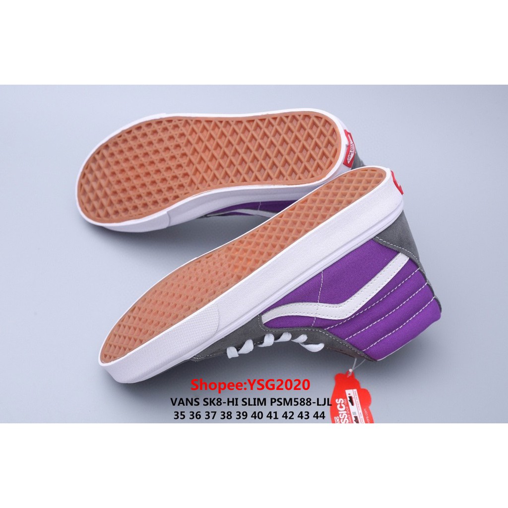 [YSG2020] Giày thể thao Vans_SK8-Hi Pro Skate màu xám tím